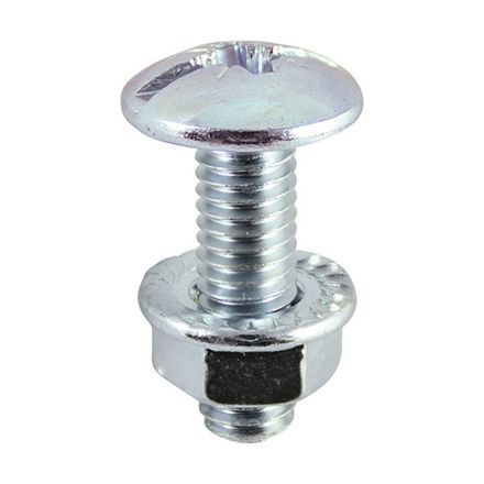 Picture of Tray Bolt & Flange Nut BZP - M6x100