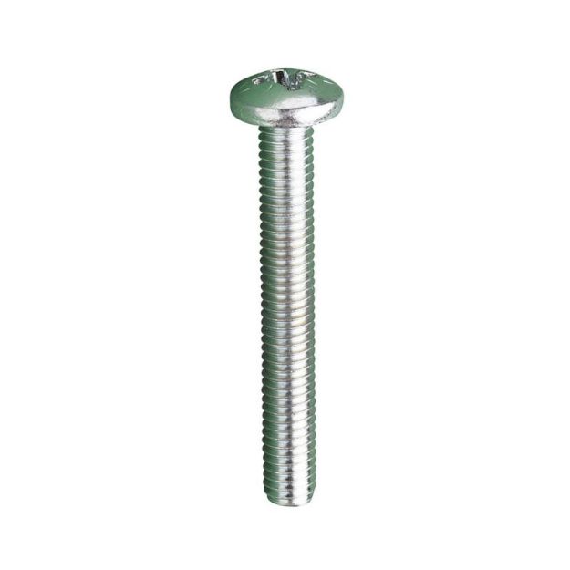 Picture of Machine Screw Pan Pozi BZP - M5x50