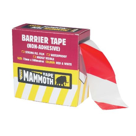 Picture of Barrier Tape Non Adhesive Yellow/Black - 72x500m