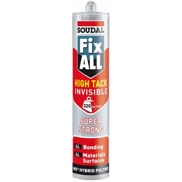Picture of Fix All High Tack Invisible Super Strong SMX Adhesive Clear