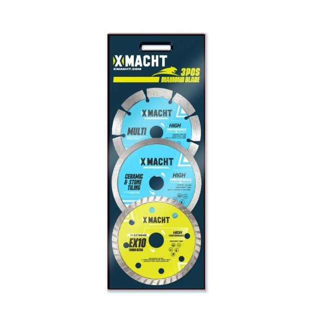 Picture of Diamond Blade PRO10 TRIPLE Xmacht [General Purpose/Ceramic/Multi Purpose] 115/22mm