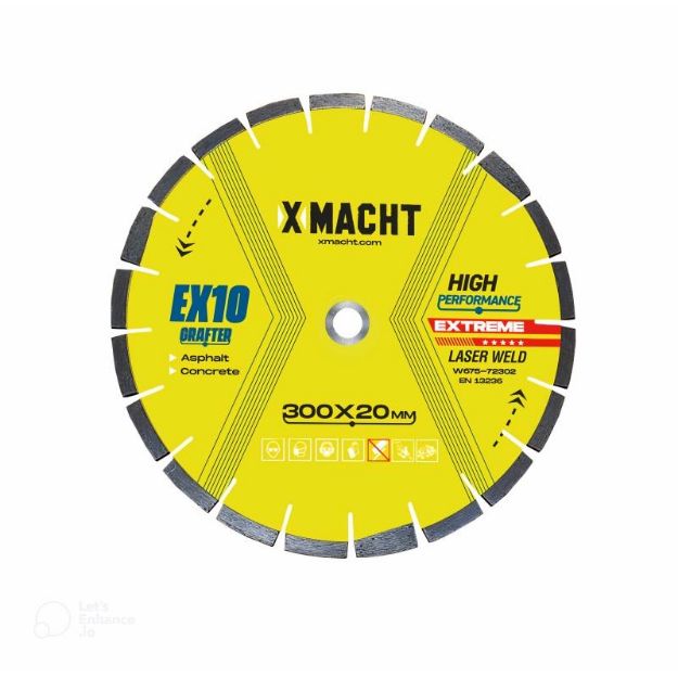 Picture of Diamond Blade EX10 GRAFTER Xmacht [Concrete & Asphalt] 300/20mm