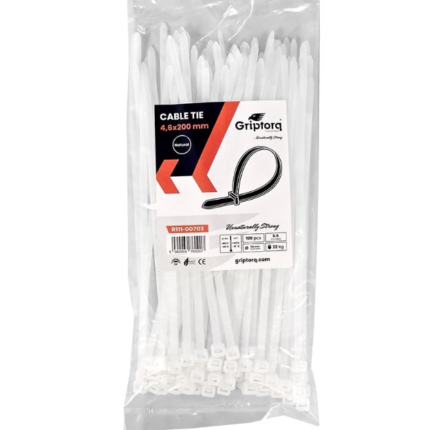 Picture of Cable Tie Natural - 365x7.6