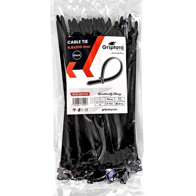 Picture of Cable Tie Black - 500x7.6