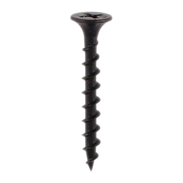 Picture of Griptorq Drywall Screw Coarse Black [Ret] - 4.2x75