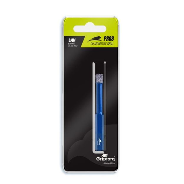 Picture of Griptorq PRO8 Diamond Drill [Porcelain, Ceramic Tiles] - 8mm